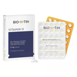 BIO-H-TIN Witamina H 5 mg przez 4 miesiące tabletki, 60 szt