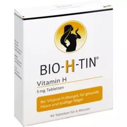 BIO-H-TIN Witamina H 5 mg przez 6 miesięcy tabletki, 90 szt