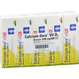 CALCIUM DURA Vit D3 Effervescent 1200 mg/800 I.U., 50 szt