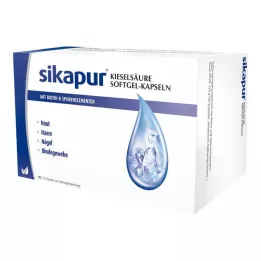SIKAPUR Kapsułki softgel kwasu krzemowego z biotyną, 90 szt