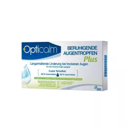 OPTICALM Kojące krople do oczu Plus w pojedynczej dawce, 10X0,5 ml