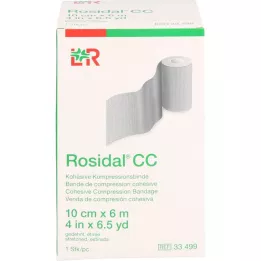 ROSIDAL CC Przylepny bandaż uciskowy 10 cm x 6 m, 1 szt