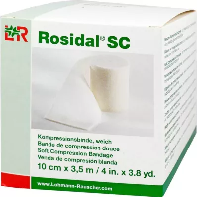 Rosidal SC bandaż uciskowy miękki 10cmx3,5m, 1 szt Rosidal SC bandaż uciskowy miękki 10cmx3,5m, 1 szt