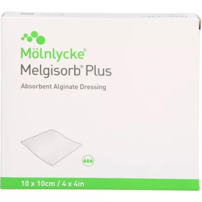 MELGISORB Plus Opatrunek alginianowy 10x10 cm sterylny, 10 szt