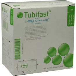 TUBIFAST Stretch 2-drożny 5 cmx10 m zielony, 1 szt