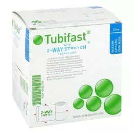 TUBIFAST Stretch 2-drożny 7,5 cmx10 m niebieski, 1 szt