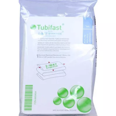 TUBIFAST Stretch 2-drożny 7,5 cmx1 m niebieski, 1 szt
