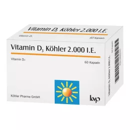 VITAMIN D3 KÖHLER 2 000 kapsułek I.U., 60 szt
