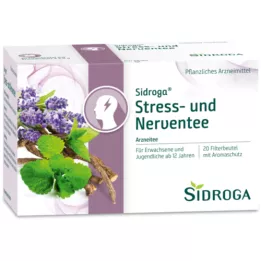 SIDROGA Torebka filtracyjna do herbaty na stres i nerwy, 20X2,0 g