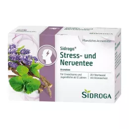 SIDROGA Torebka filtracyjna do herbaty na stres i nerwy, 20X2,0 g