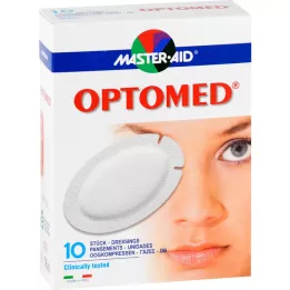 OPTOMED Kompresy oczne sterylne samoprzylepne, 10 szt