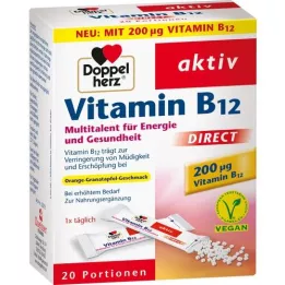 DOPPELHERZ Witamina B12 DIRECT Granulki, 20 szt