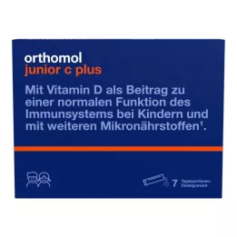 ORTHOMOL Junior C plus granulki, 7 szt
