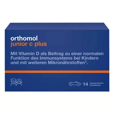 ORTHOMOL Junior C plus tabletki do żucia, 14 szt