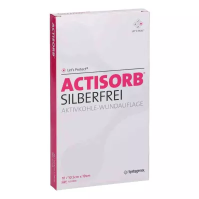 Kompresy Actisorb bez srebra 10,5x19 cm, 10 szt Kompresy Actisorb bez srebra 10,5x19 cm, 10 szt
