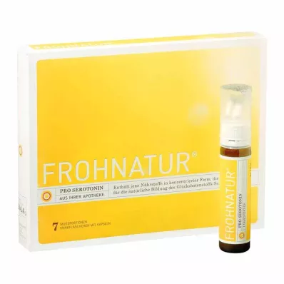 Frohnatur Pro Serotonina butelki do picia z kapsułkami, 7 szt Frohnatur Pro Serotonina butelki do picia z kapsułkami, 7 szt
