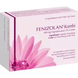 FENIZOLAN Combi 600 mg dopochwowo ovulum+2% krem, 1 p
