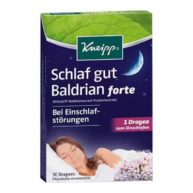 KNEIPP Sleep well valerian forte tabletki, 30 szt