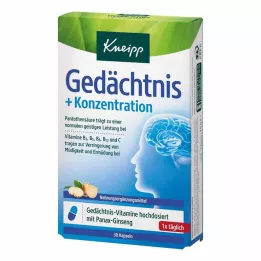 KNEIPP Kapsułki Memory+Concentration, 30 kapsułek