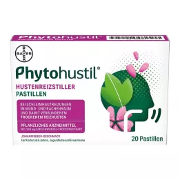 PHYTOHUSTIL Pastylki łagodzące podrażnienia kaszlu, 20 szt