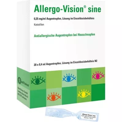 ALLERGO-VISION sine 0,25 mg/ml AT w pojedynczej dawce, 20X0,4 ml