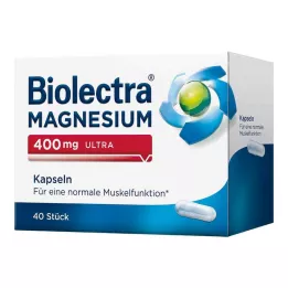 BIOLECTRA Magnez 400 mg ultrakapsułki, 40 szt