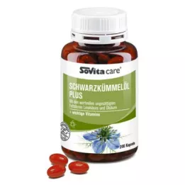 SOVITA CARE Olej z czarnuszki Plus Softgels, 200 kapsułek
