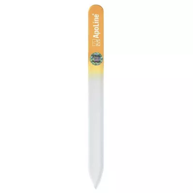 APOLINE Pilnik do paznokci szklany 14 cm pomarańczowy, 1 szt APOLINE Pilnik do paznokci szklany 14 cm pomarańczowy, 1 szt
