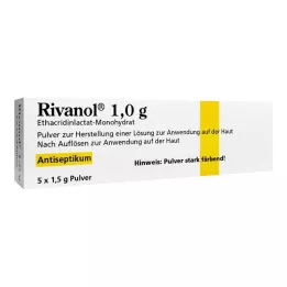 RIVANOL 1,0 g proszku, 5 szt