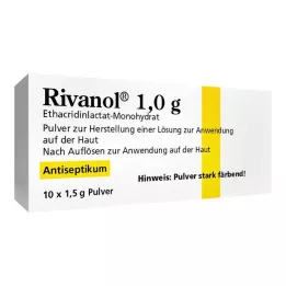 RIVANOL 1,0 g proszku, 10 szt