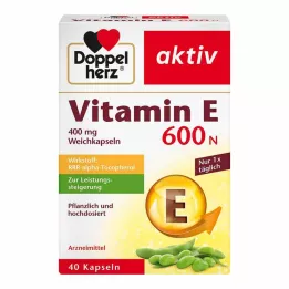 DOPPELHERZ Witamina E 600 N kapsułki miękkie, 40 szt