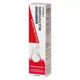 ADDITIVA Multivit +Mineral Peach R Tabletka musująca, 20 szt