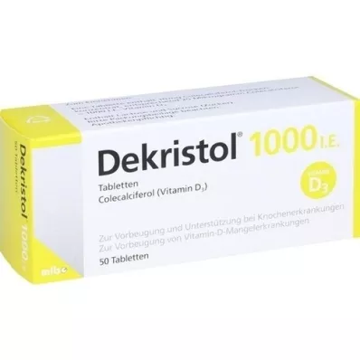 DEKRISTOL 1000 tabletek I.U., 50 szt