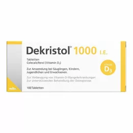 DEKRISTOL 1000 tabletek I.U., 100 szt