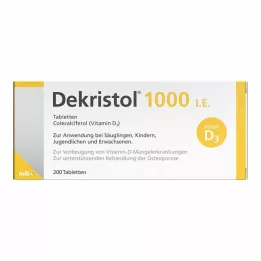 DEKRISTOL 1000 tabletek dożylnych, 200 szt
