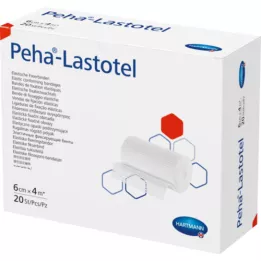 PEHA-LASTOTEL Bandaż mocujący 6 cmx4 m, 20 szt