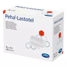 PEHA-LASTOTEL Bandaż mocujący 8 cmx4 m, 20 szt