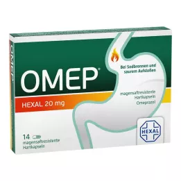 OMEP HEXAL Kapsułki twarde powlekane dojelitowo 20 mg, 14 szt