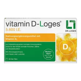 VITAMIN D-LOGES 5 600 j.m. tygodniowo w postaci tabletek do żucia, 30 szt