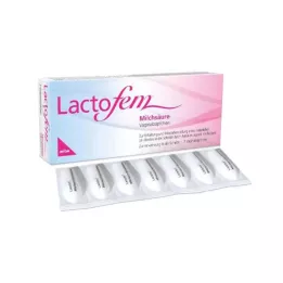 LACTOFEM Czopki dopochwowe z kwasem mlekowym, 7 szt
