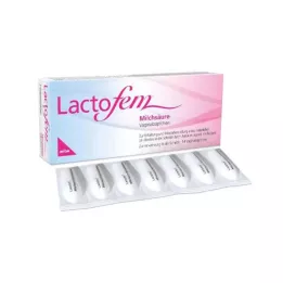 LACTOFEM Czopki dopochwowe z kwasem mlekowym, 14 szt