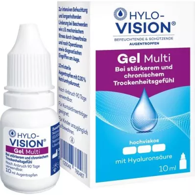 HYLO-VISION Krople do oczu Gel multi, 10 ml