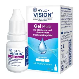 HYLO-VISION Krople do oczu Gel multi, 10 ml