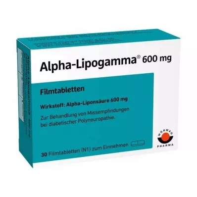 Alpha Lipogamma 600 mg tabletki powlekane, 30 szt
