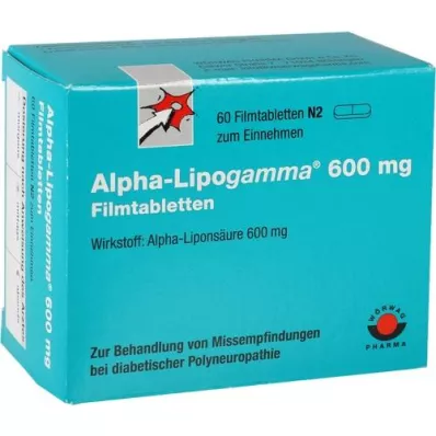 ALPHA-LIPOGAMMA Tabletki powlekane 600 mg, 60 szt