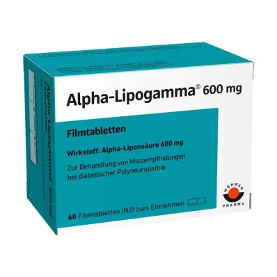 Alpha Lipogamma 600 mg tabletki powlekane, 60 szt
