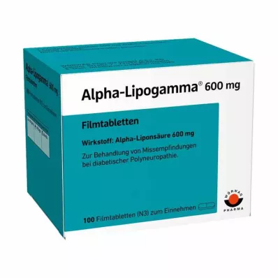 Alpha Lipogamma 600 mg tabletki powlekane, 100 szt