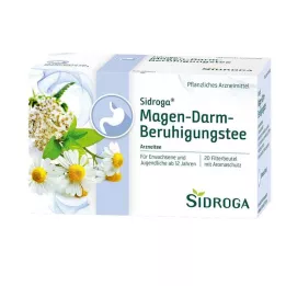 SIDROGA Torebka filtrująca łagodząca dolegliwości żołądkowo-jelitowe, 20X2,0 g