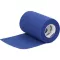 IDEALAST-samoprzylepny kolorowy bandaż 8 cm x 4 m niebieski, 1 szt