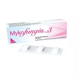 MYKOFUNGIN 3 tabletki dopochwowe 200 mg, 3 szt